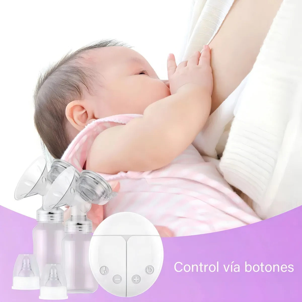 Extractor de Leche Eléctrico Portátil | Lactancia Cómoda y Eficiente