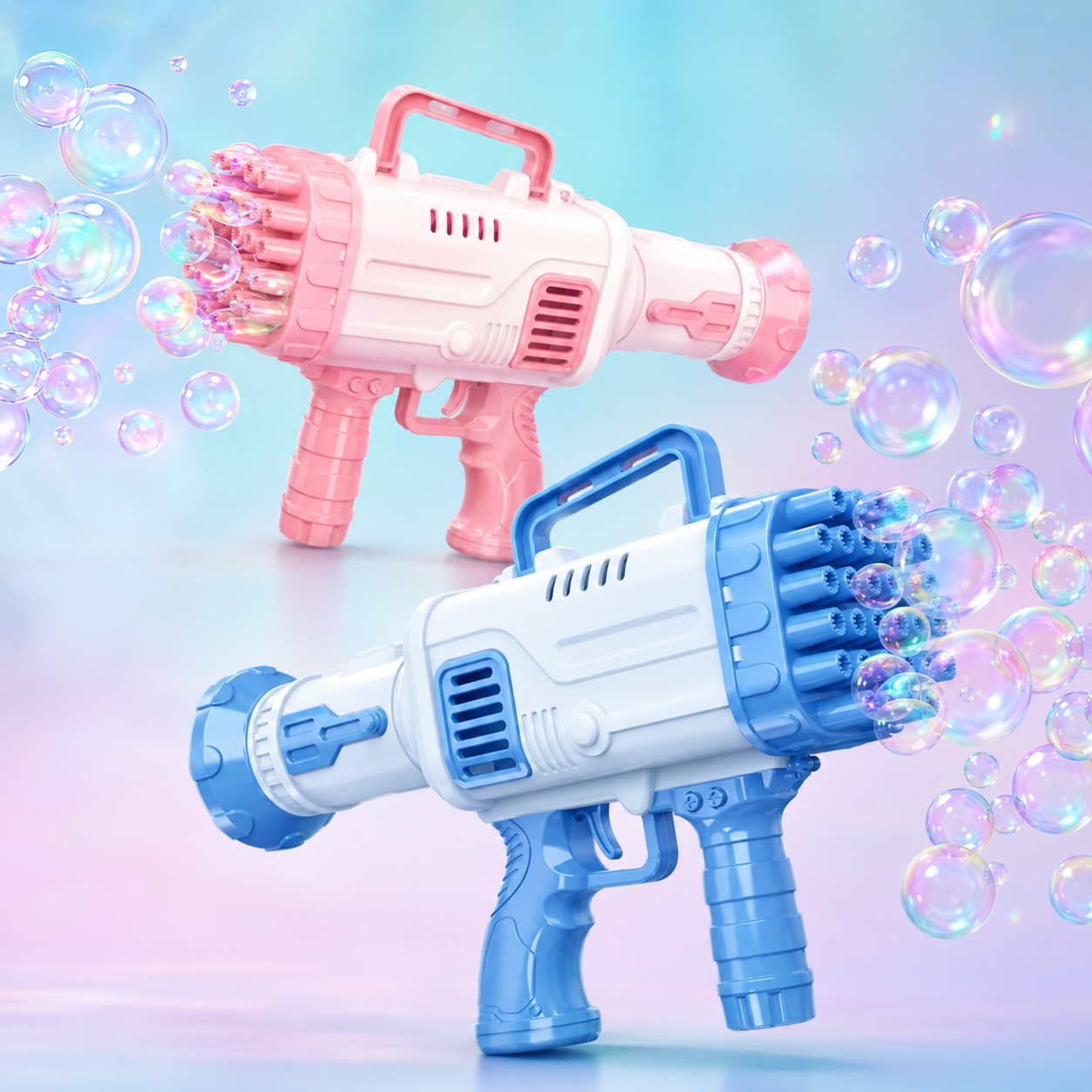 Mega Pistola de Burbujas Automática - ULTIMAS UNIDADES