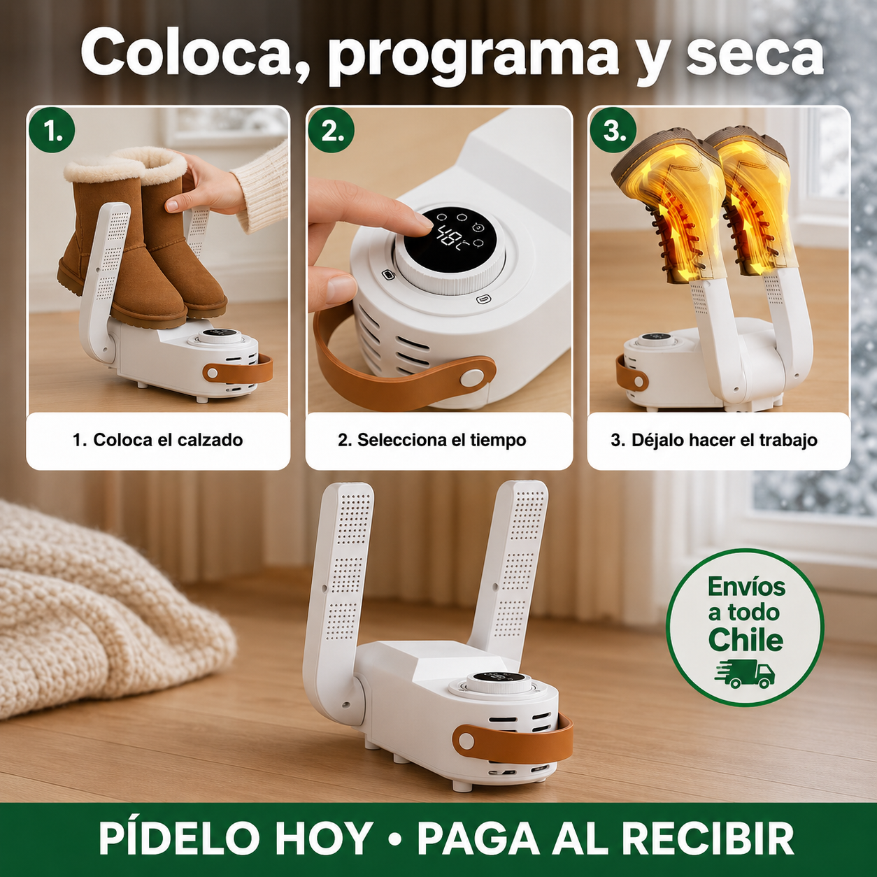 Secador Inteligente de Zapatos y Botas 👟🔥