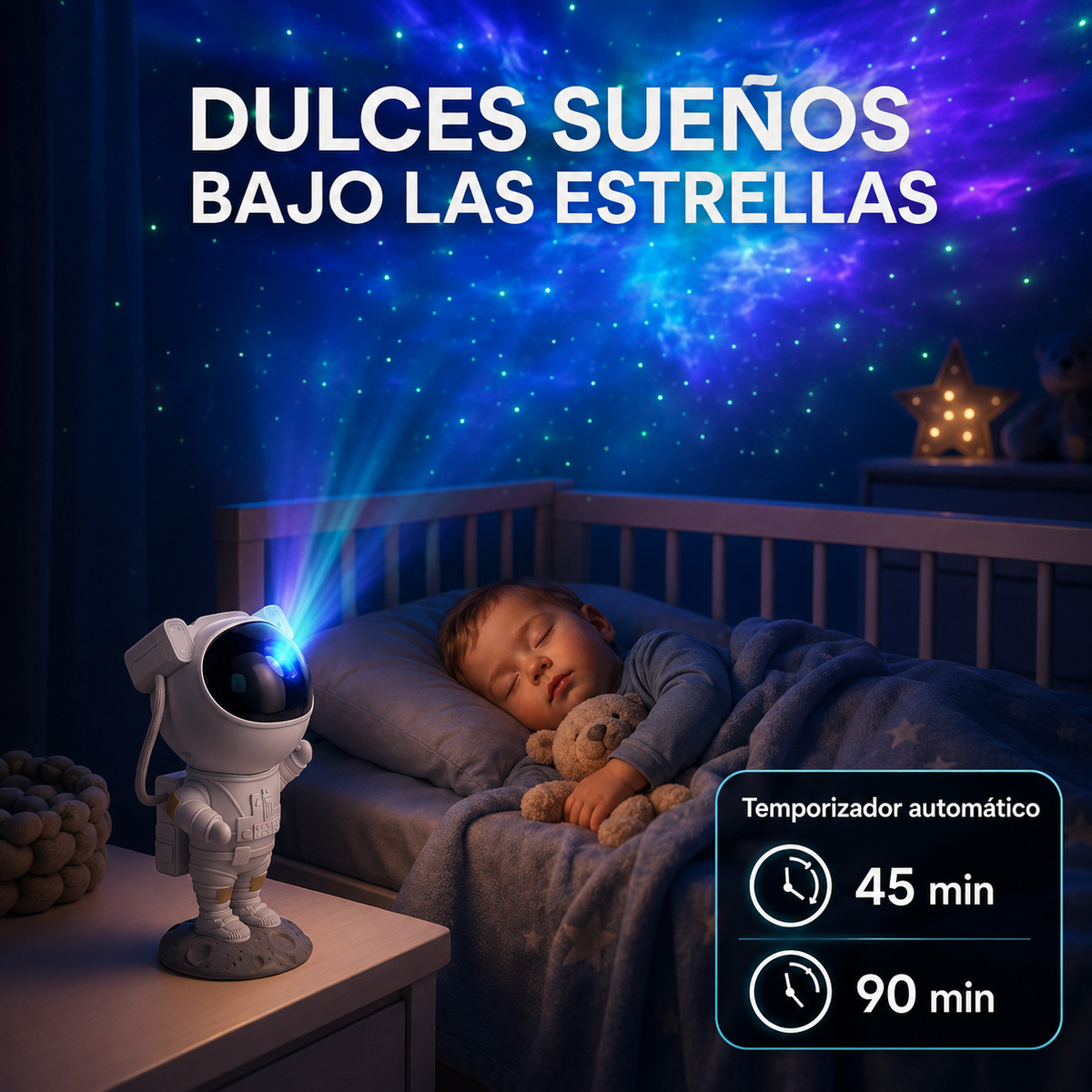Proyector Astronauta Galaxia
