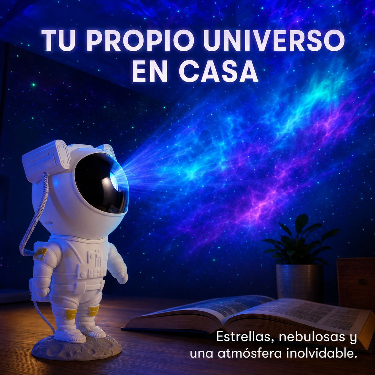 Proyector Astronauta Galaxia