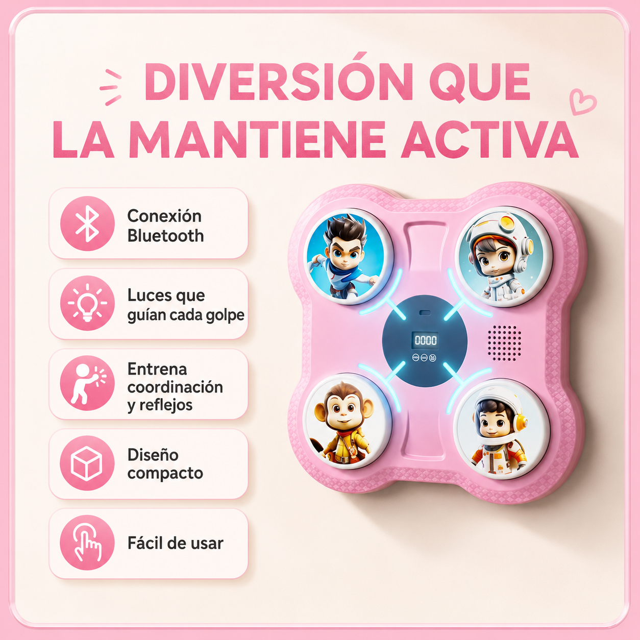 Entrenador Musical para Niñas 🥊💗