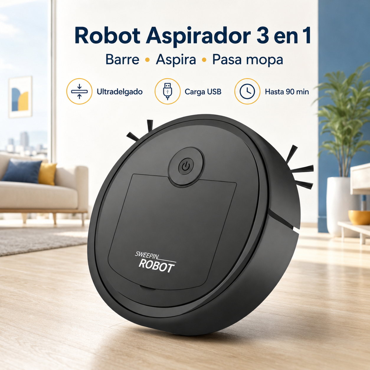 ✨Aspiradora Robot Inteligente