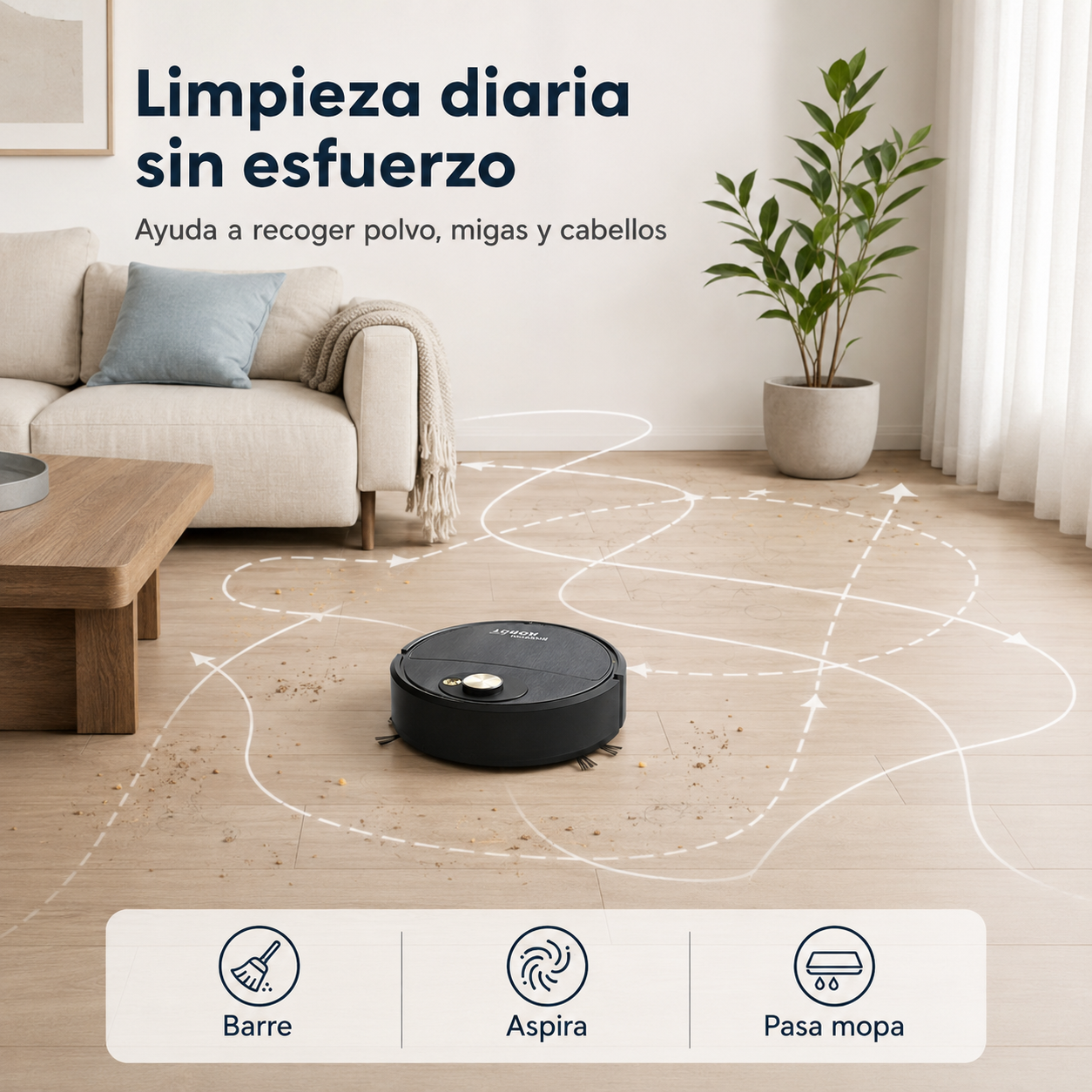 ✨Aspiradora Robot Inteligente