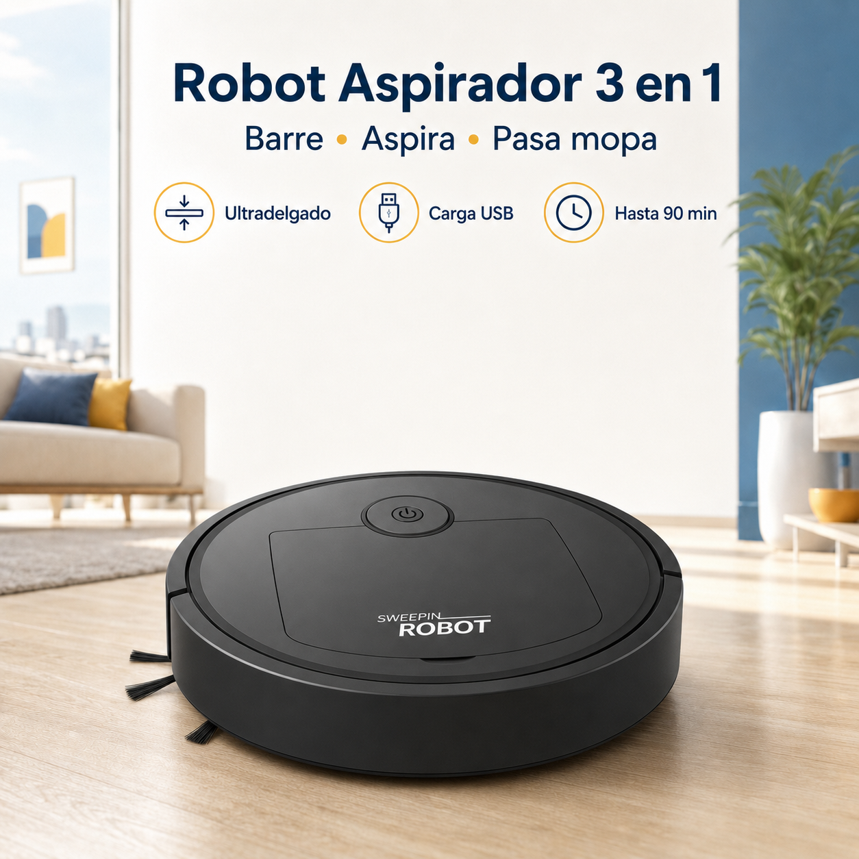✨Aspiradora Robot Inteligente